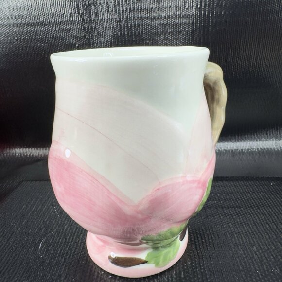 Franciscan Desert Rose Sculpted Mug Cup Ceramic Made In Portugal Vintage Mug - Picture 10 of 12
